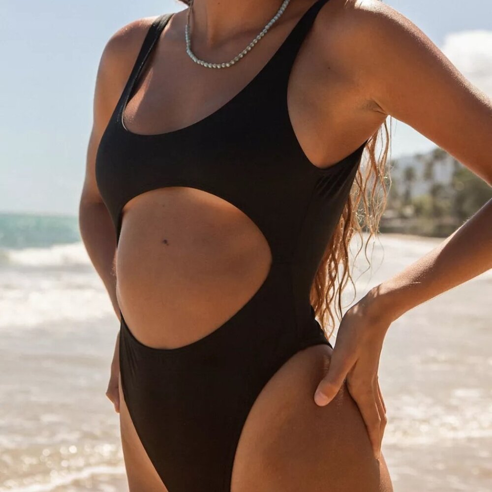 EUC Urban Outfitters Out From Under Cut-Out One-Piece Swimsuit - medium - Picture 9 of 10